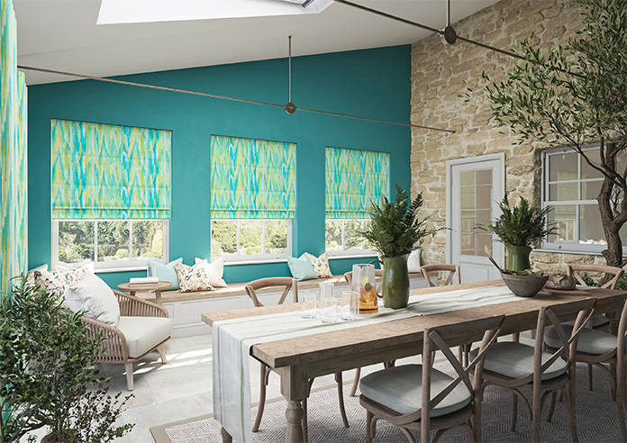 Bombay Velvet, Citrus Burst - Roman Blind - Image 6